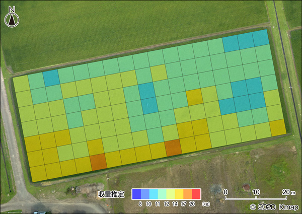 Ndvi ドローン水稲モニタリング